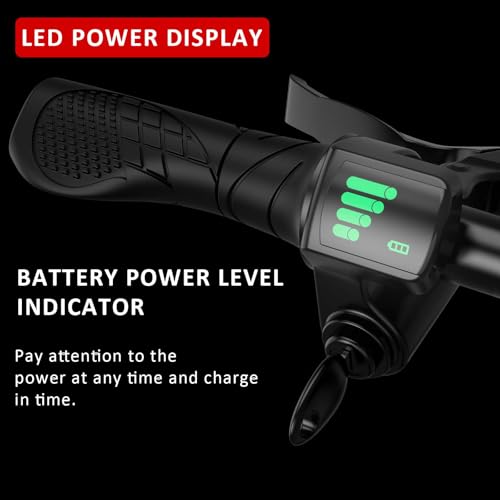 Electric Scooter with Seat, 20 Miles Range, Foldable for Adults L772606