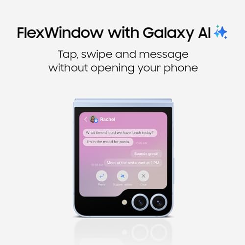 Galaxy Z Flip 6 AI Cell Phone, 256GB Unlocked Android Smartphone, Foldable Design T55062