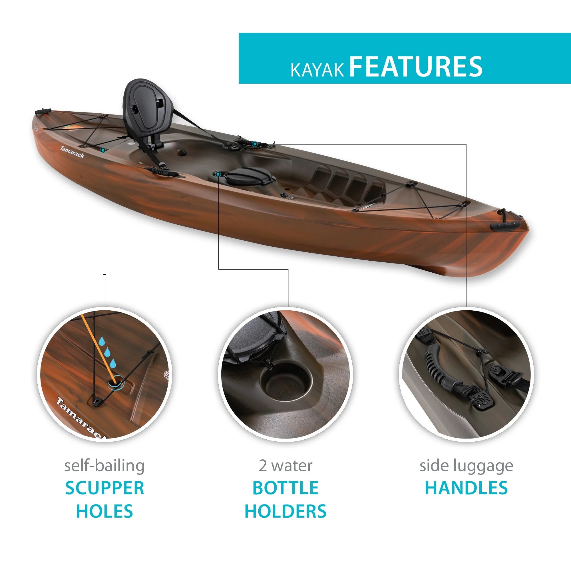 Sit-on-Top Kayak, Tiger Fusion K130130