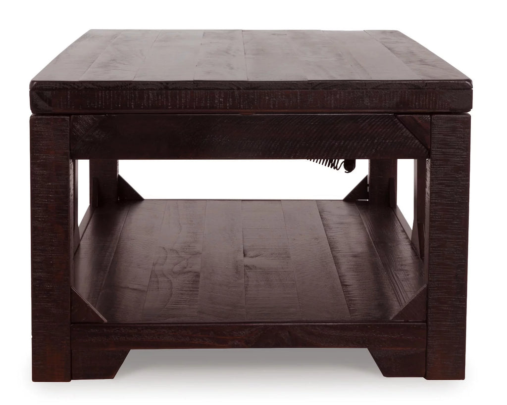 Rustic Brown Coffee Table with Lift Top X72288