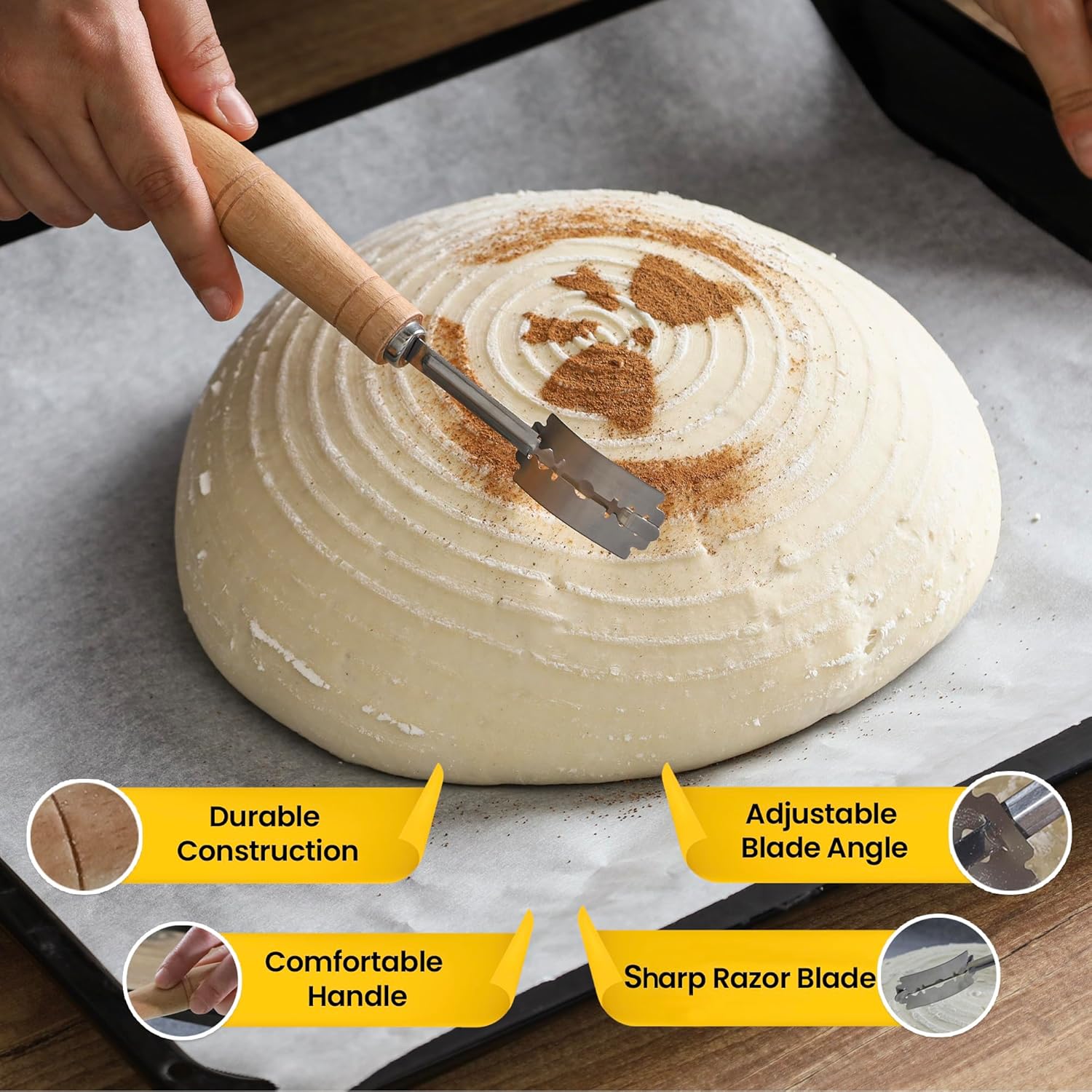 Round 9 Inch Sourdough Proofing Basket O630665