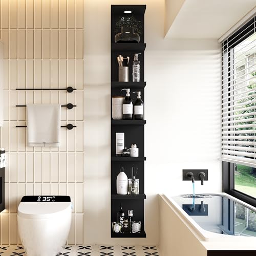 7 Tier Wall Shelf with LED Remote Control Light I987