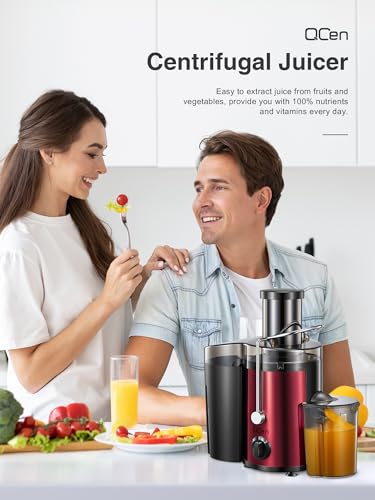 Juicer Machine, 800W Centrifugal Extractor with Wide Mouth Feed Chute, Stainless Steel, BPA-free Y425329