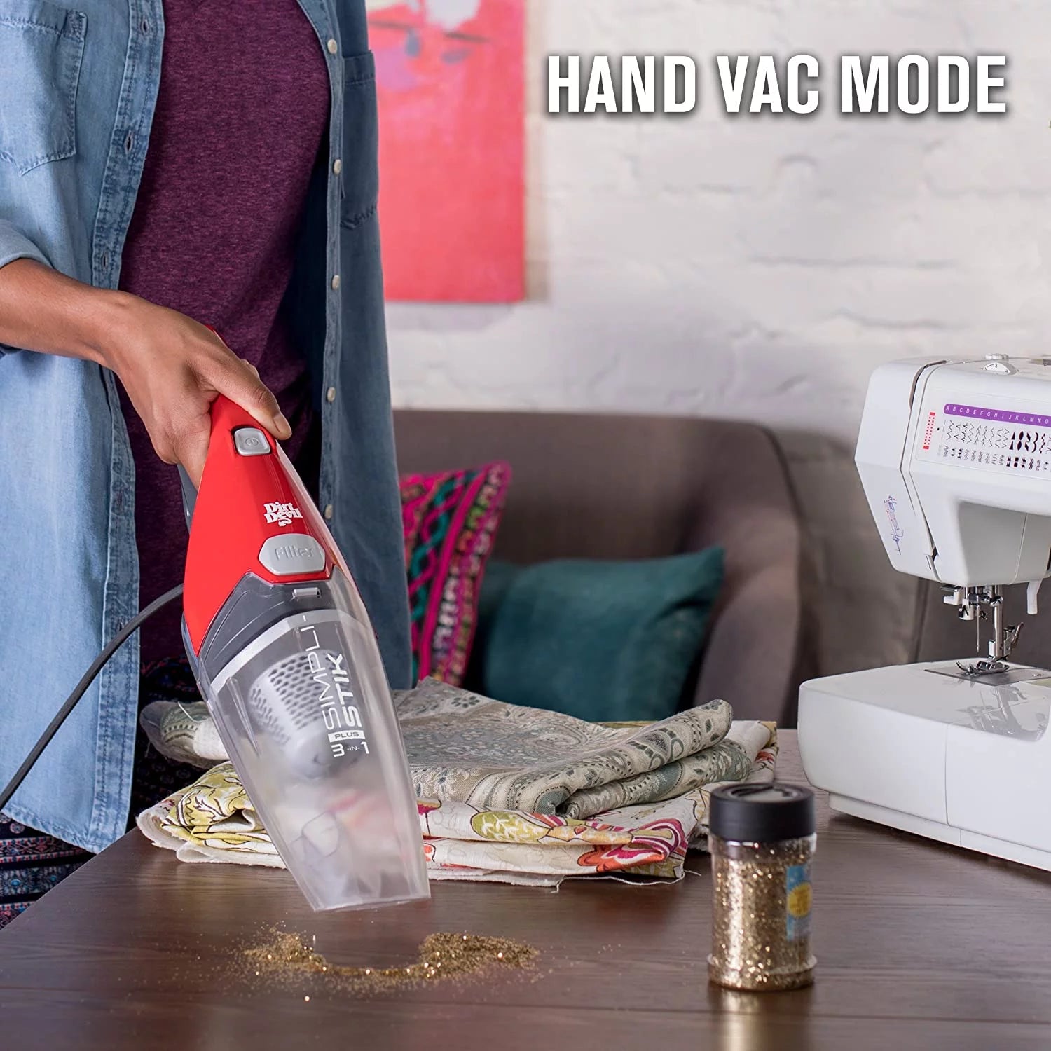 2-in-1 Corded Stick Vacuum Cleaner V196