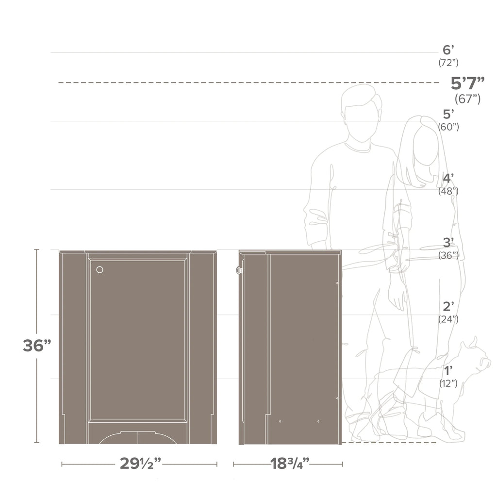 Corner Storage Cabinet with Doors, White K603911