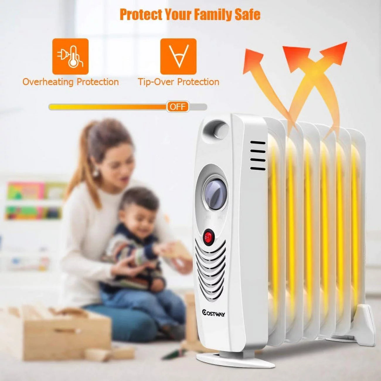 Portable Oil Filled Radiator Heater Y535