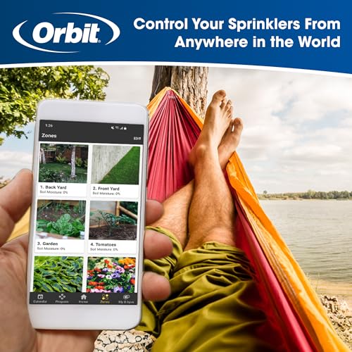 8-Zone Smart Sprinkler Controller Indoor/Outdoor X9664