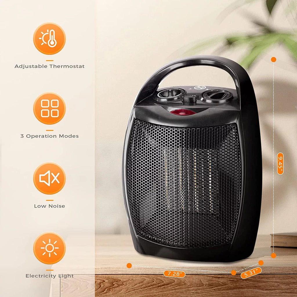 Portable Ceramic Space Heater for Indoor Use U56546