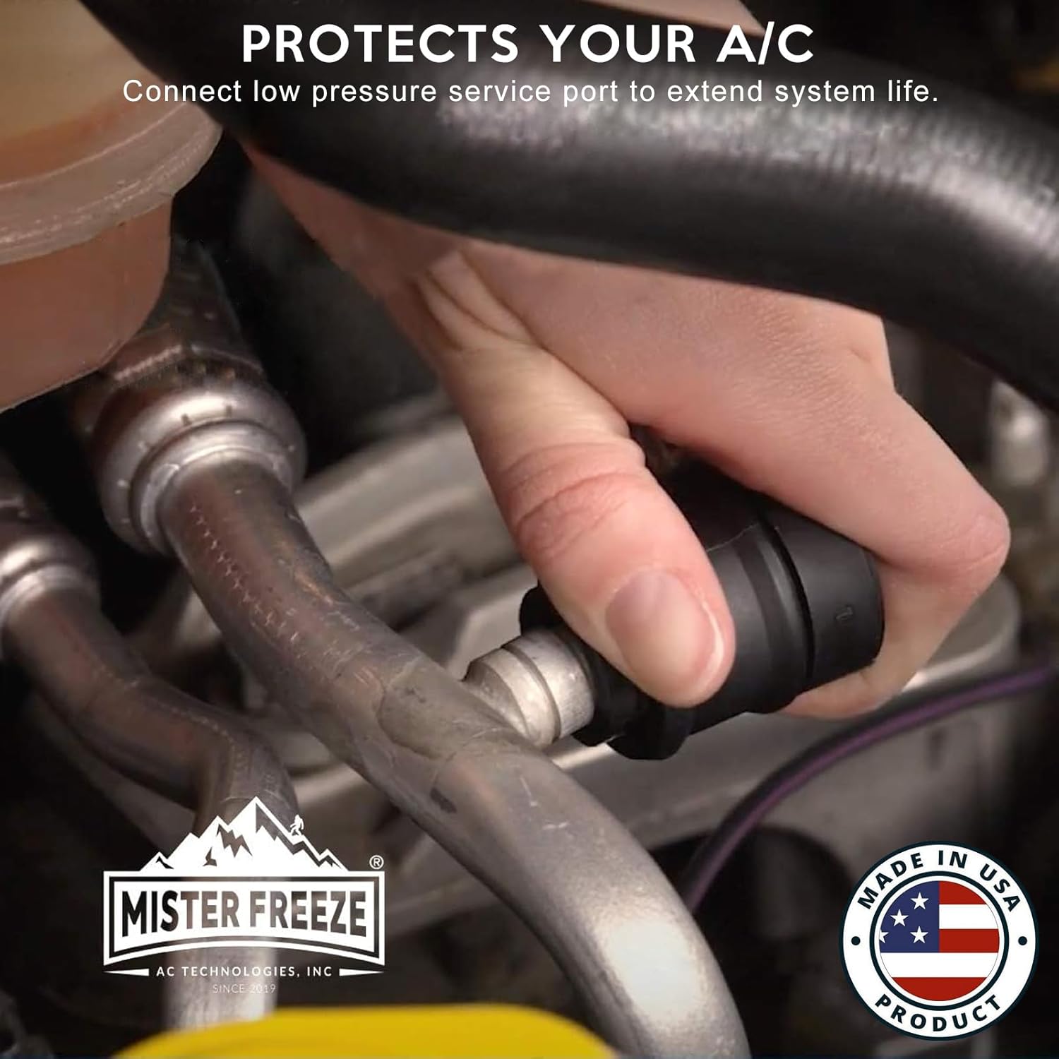 AC Refrigerant Recharge Kit with Wireless Digital Temperature Sensor, 14 oz D91068