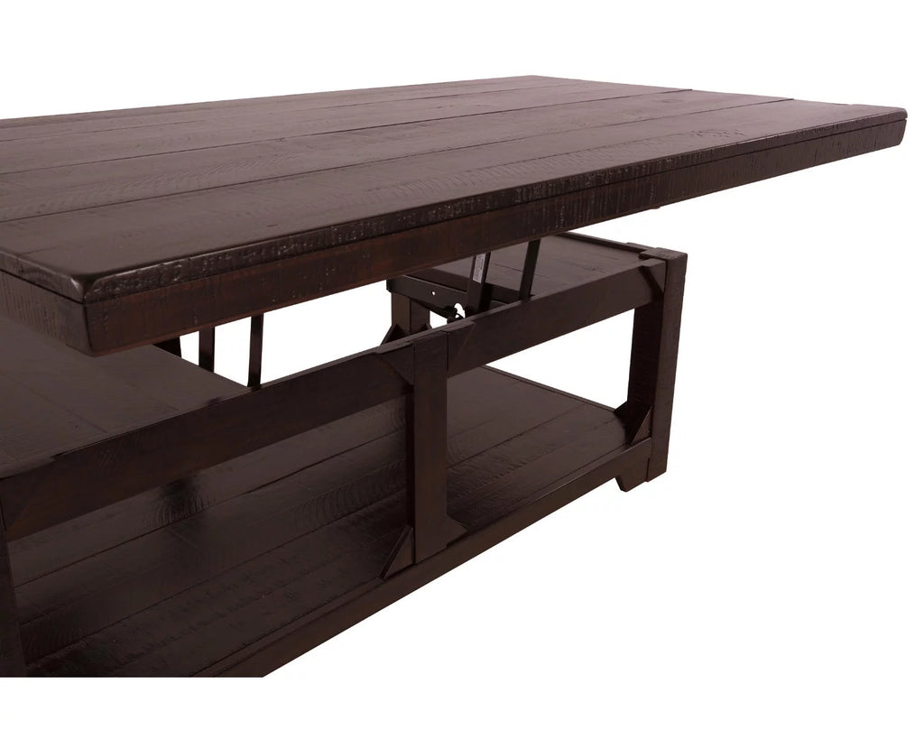 Rustic Brown Coffee Table with Lift Top X72288