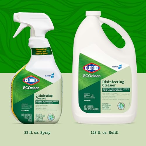 EcoClean Disinfecting Cleaner Spray Bottle, 32 oz J2870
