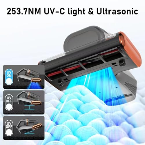 Mattress Vacuum Cleaner with 15Kpa Suction, UV and Ultrasonic R70218