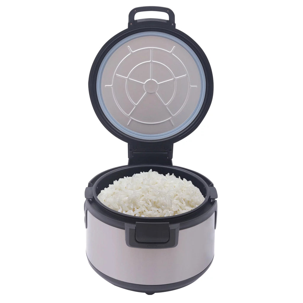Stainless Steel Electric Rice Cooker with Non-Stick Pot E9952