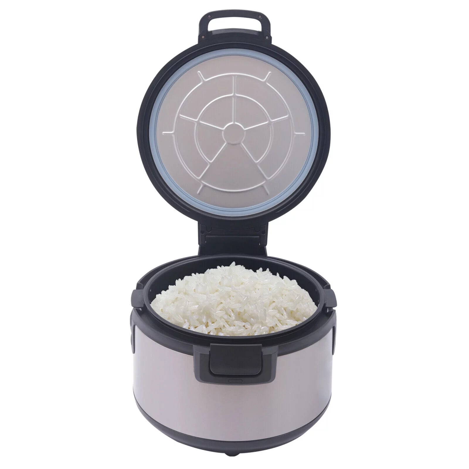 Stainless Steel Electric Rice Cooker with Non-Stick Pot E9952