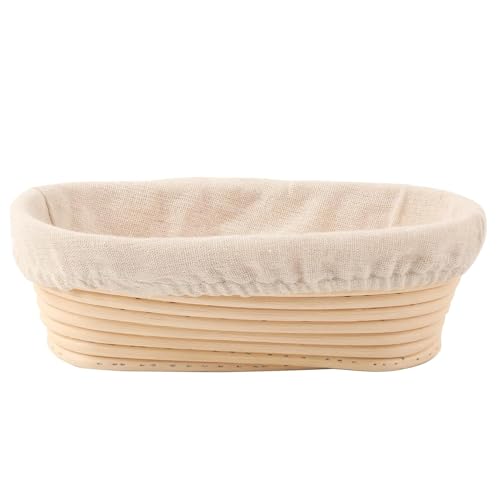 Bread Proofing Baskets Set of 3, Banneton Dough Proofing Bowls with Liners for Sourdough Baking O87634