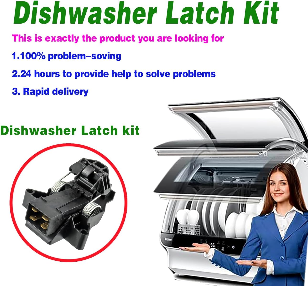 Dishwasher Door Latch Replacement I118965