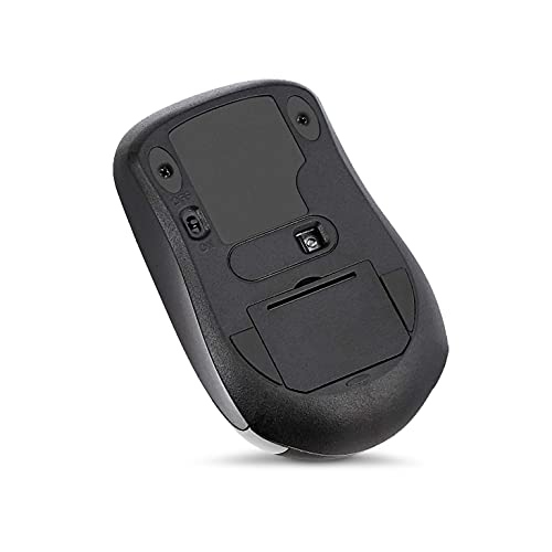 Wireless Optical Computer Mouse with USB Nano Receiver, Black P88471