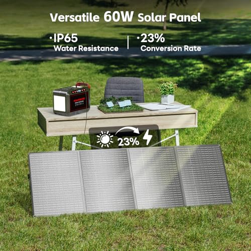Portable Power Station 88Wh Camping Lithium Battery Solar Generator Fast Charging with AC Outlet N28722
