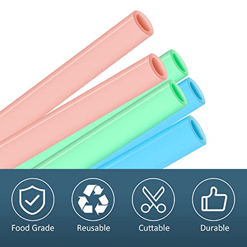 Replacement Straws for 19oz 24oz 32oz Water Bottle, 3pcs Reusable with Cleaning Brush G252489
