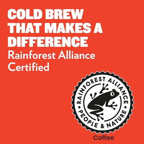 Cold Brew Coffee, Unsweetened Black Coffee, 48 FL OZ B94014