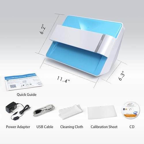 Photo Scanner for 4x6 inch Photos, Auto Crop, Mac and PC Compatible N47178