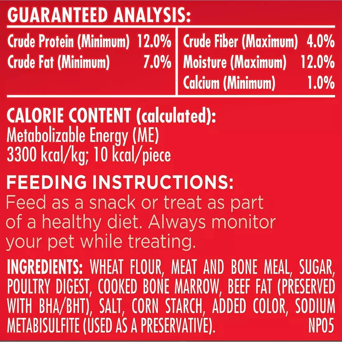 Small Dog Snacks, 50 oz. O7085