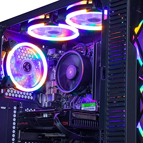 Gaming PC Desktop, AMD Ryzen 5 4500, RTX 3060, 16GB DDR4, 500GB SSD, Win 11 Pro Ready H447548