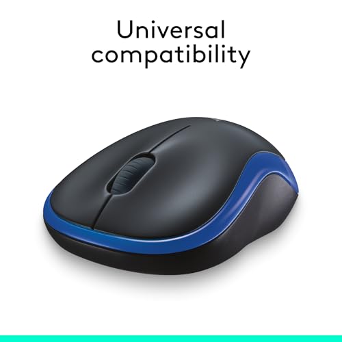 Wireless Mouse, 2.4GHz USB Receiver, 12-Month Battery, 1000 DPI Optical Tracking I608686
