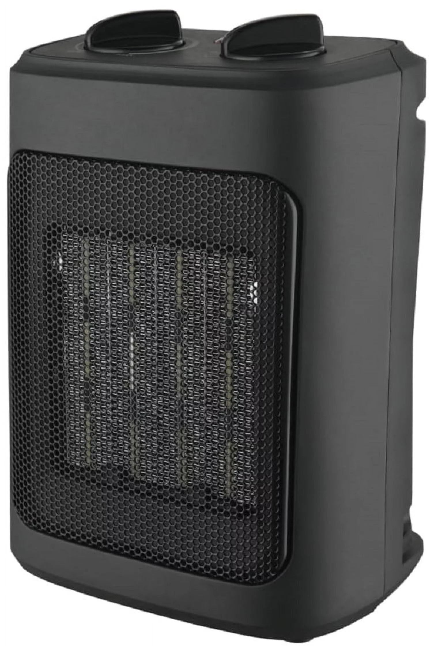 1500W Ceramic Fan-Forced Space Heater, Black D7611