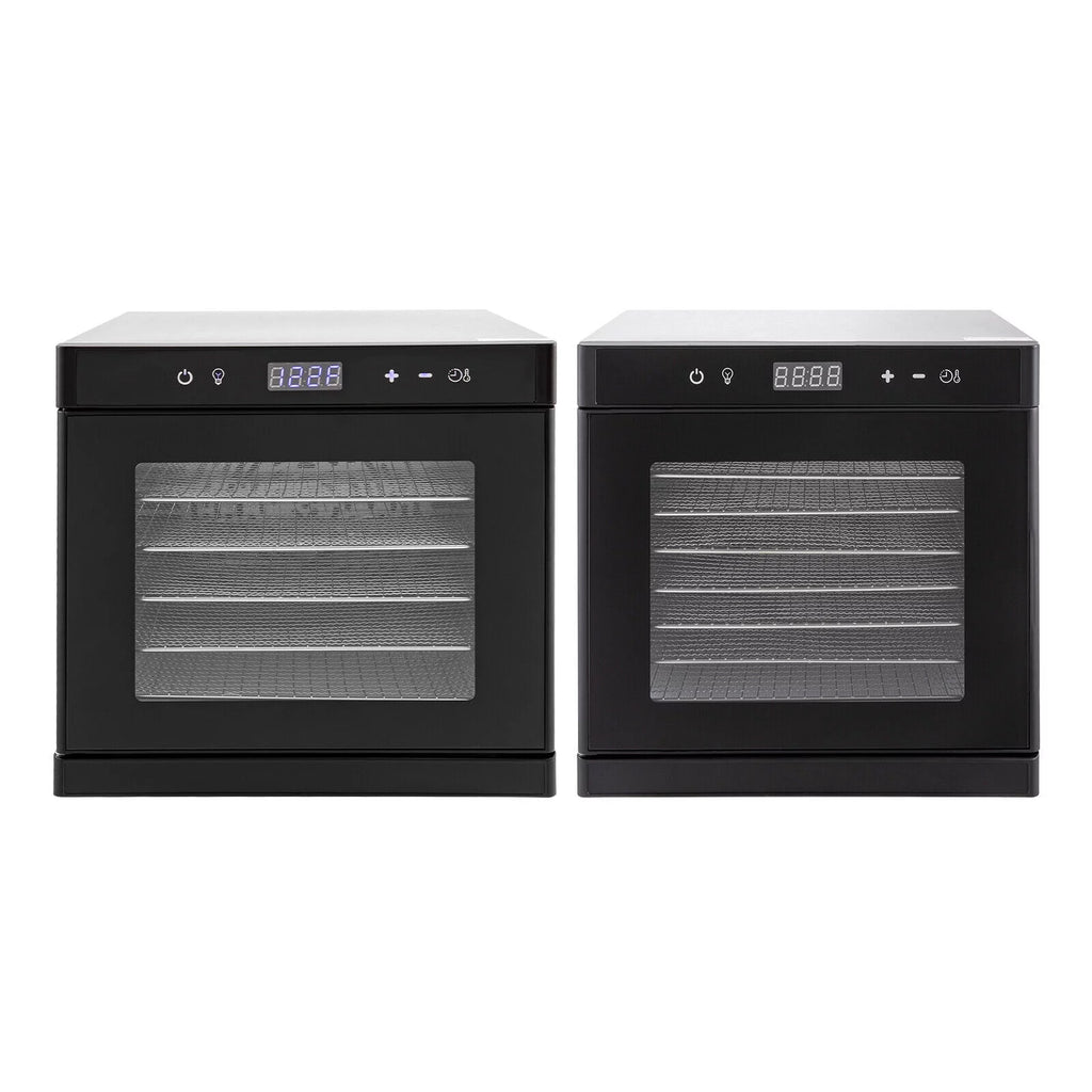 6/8 Tray Food Dehydrator Stainless Steel Meat Fruit Vegetable Dryer T69795