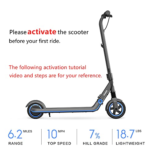 Electric Scooter for Kids Ages 6-14, Adjustable Handlebar, Up to 132 lbs N834