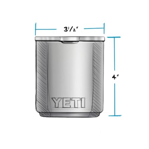 Vacuum Insulated Stainless Steel Stackable Lowball with Lid, 10 oz P764067