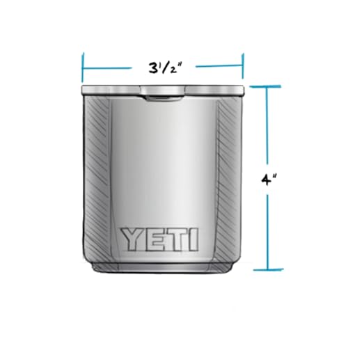 Vacuum Insulated Stainless Steel Stackable Lowball with Lid, 10 oz P764067