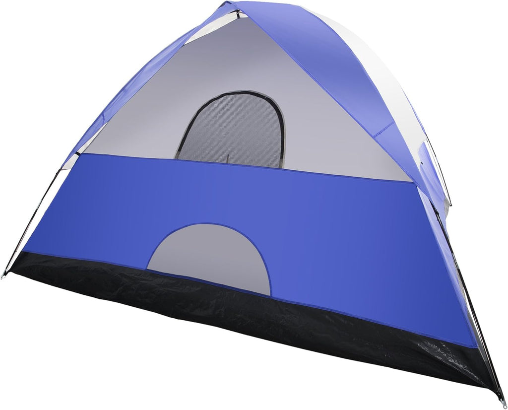 6 Person Water-Resistant Camping Tent with Removable Rain Fly J181473