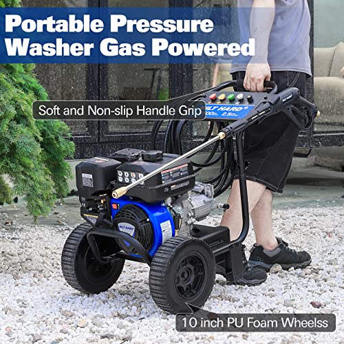 Gas Pressure Washer, 3500 PSI, 2.5 GPM, 224cc Engine G467