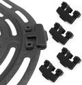 Rubber Feet for Bella Pro Series Crux Air Fryers, 4PCS Premium Rubber Bumpers, Rubber Tips, Silicone Pieces, Rubber Tabs for Dreo COSORI Air Fryer Tray Grill Pan Plate