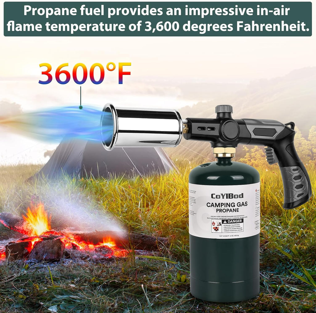1LB Propane Cylinder Tank, 16 oz, DOT Compliant Q212