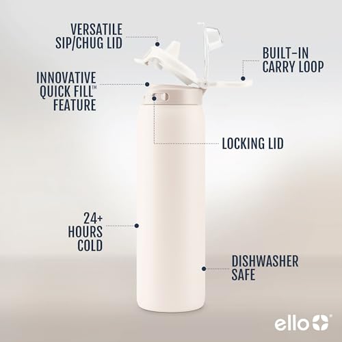Stainless Steel Water Bottle with Leak Proof Lid, 22oz F571