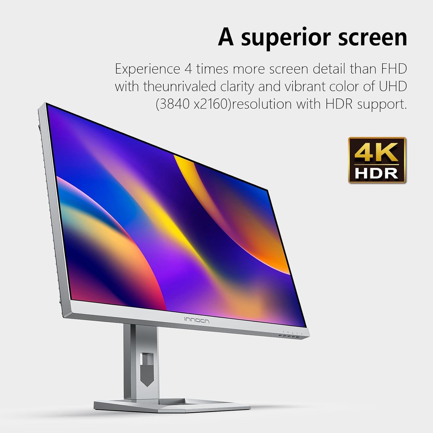 27" Mini LED 4K 160Hz Gaming Monitor UHD IPS HDR1000 HDMI 2.1, USB-C, Height Adjustable Stand W485