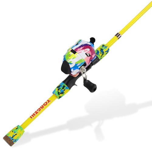 Kids Fishing Rod and Reel Combo with Tackle Bag and Lures R1724