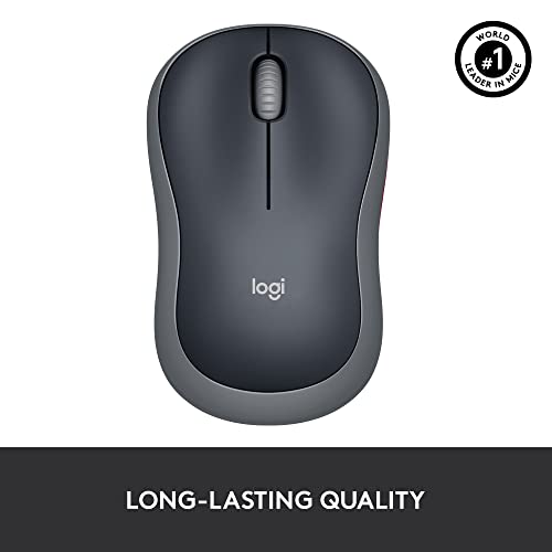 Wireless Mouse, 2.4GHz USB Receiver, 12-Month Battery, 1000 DPI Optical Tracking I608686