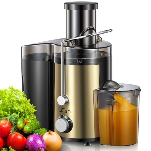 Juicer Machine, 800W Centrifugal Extractor with Wide Mouth Feed Chute, Stainless Steel, BPA-free Y425329