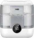 Dreo 6L Smart Humidifiers for Bedroom, Quiet Supersized Cool Mist Ultrasonic Humidifier with Diffuser, 60 Hour Runtime for Home, Nursery, Plant, Gray