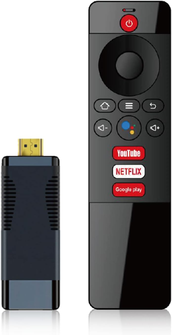 TV Stick Android TV Box 4K WiFi Bluetooth Voice Remote B126
