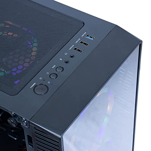 Gaming PC Desktop, AMD Ryzen 5 4500, RTX 3060, 16GB DDR4, 500GB SSD, Win 11 Pro Ready H447548