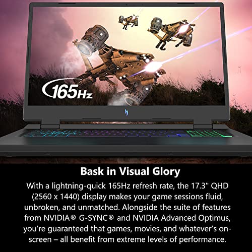 Gaming Laptop 17.3" QHD 165Hz, 64GB RAM, 2TB SSD G5802