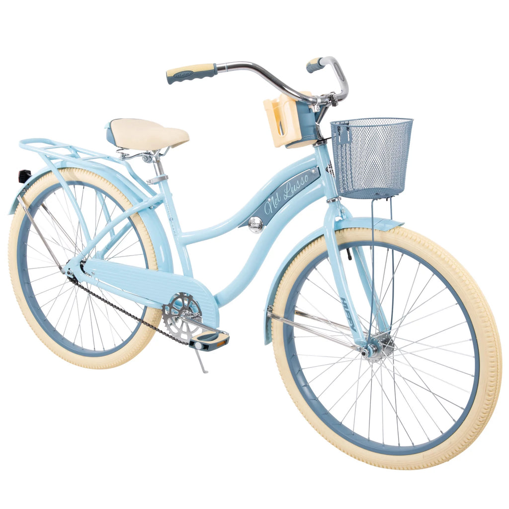 26" Classic Cruiser Bike for Women, Light Blue V696