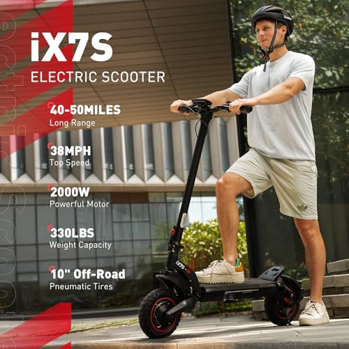 Electric Scooter for Adults, 28 MPH Top Speed, 40 Mile Range, Foldable E883