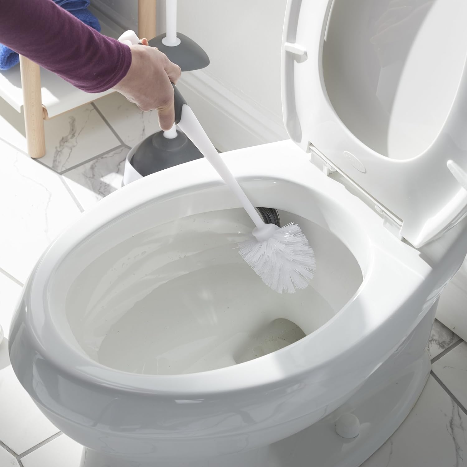 Toilet Bowl Brush, Gray W893