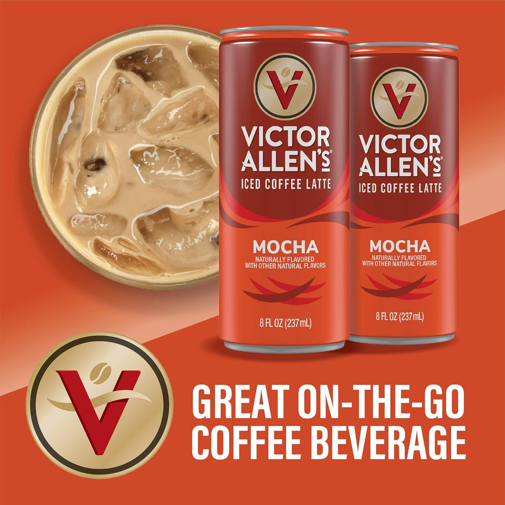 Iced Mocha Latte Canned Coffee, 8oz (12 Pack) N2110